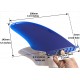 saruSURF センターフィン Safety Flex Soft 14.5cm ソフトフレックス 5.5" for ロングボード SUP airSUP Blue
