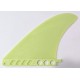 saruSURF センターフィン Safety Flex Soft ソフトフレックス 7" for ロングボード SUP airSUP スクリュー付き (イェロー)