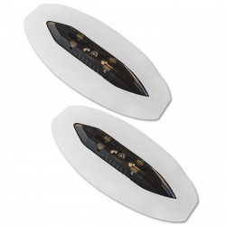 Click Fins インフレータブルSUP用 フィン・ボックス 交換 アップグレード airSUP用 パドルボード用 (2、白PVC)